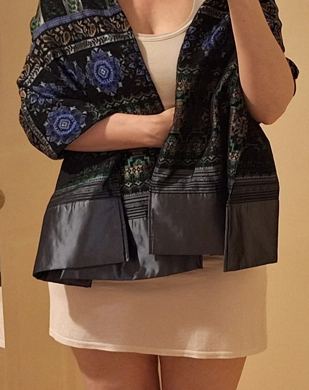 Italian, Dual-Sided Scarf/Wrap